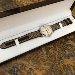 MONOGRAMMED COACH WATCH